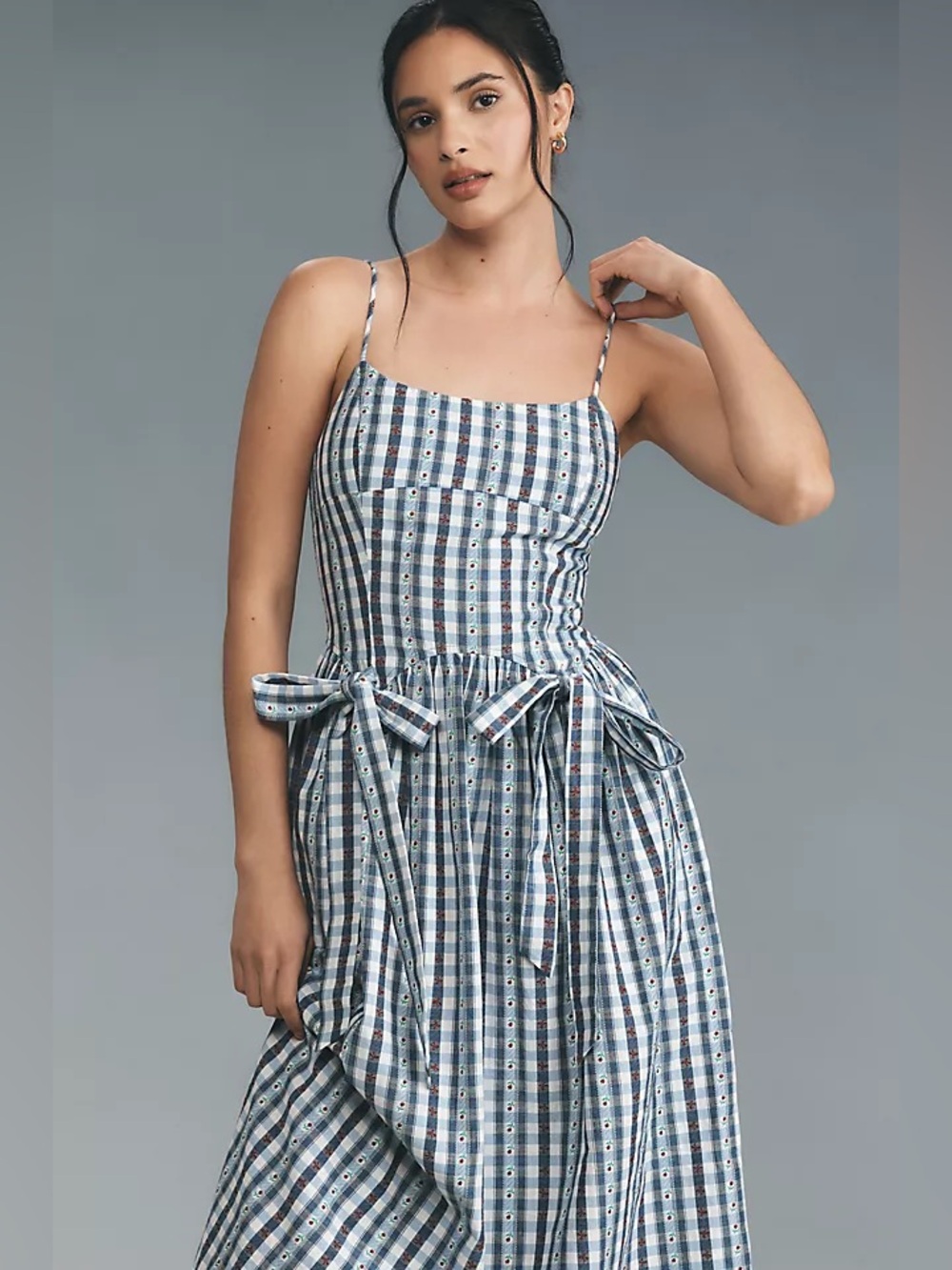 Damson Madder Penelope Apron Midi Dress